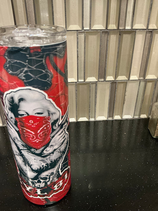 Marilyn Monroe tumbler 20 oz