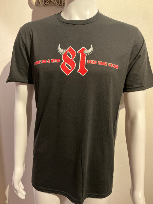 # 65 Norse skull Fade t shirt