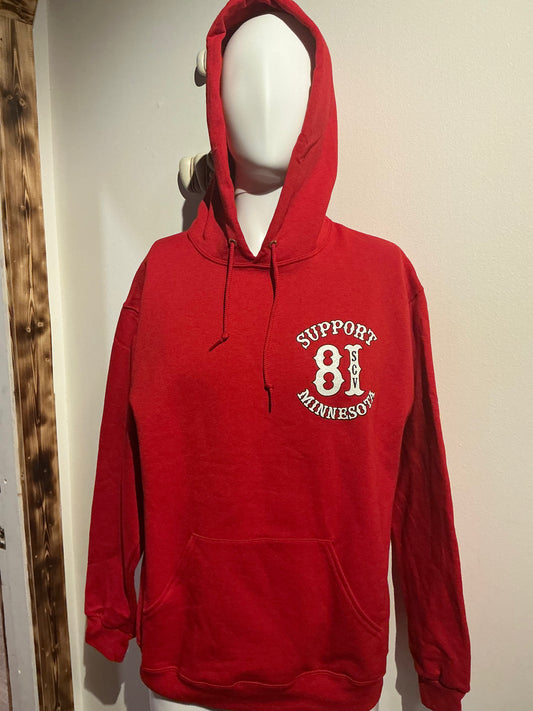 # 71 Red & White Hoodie