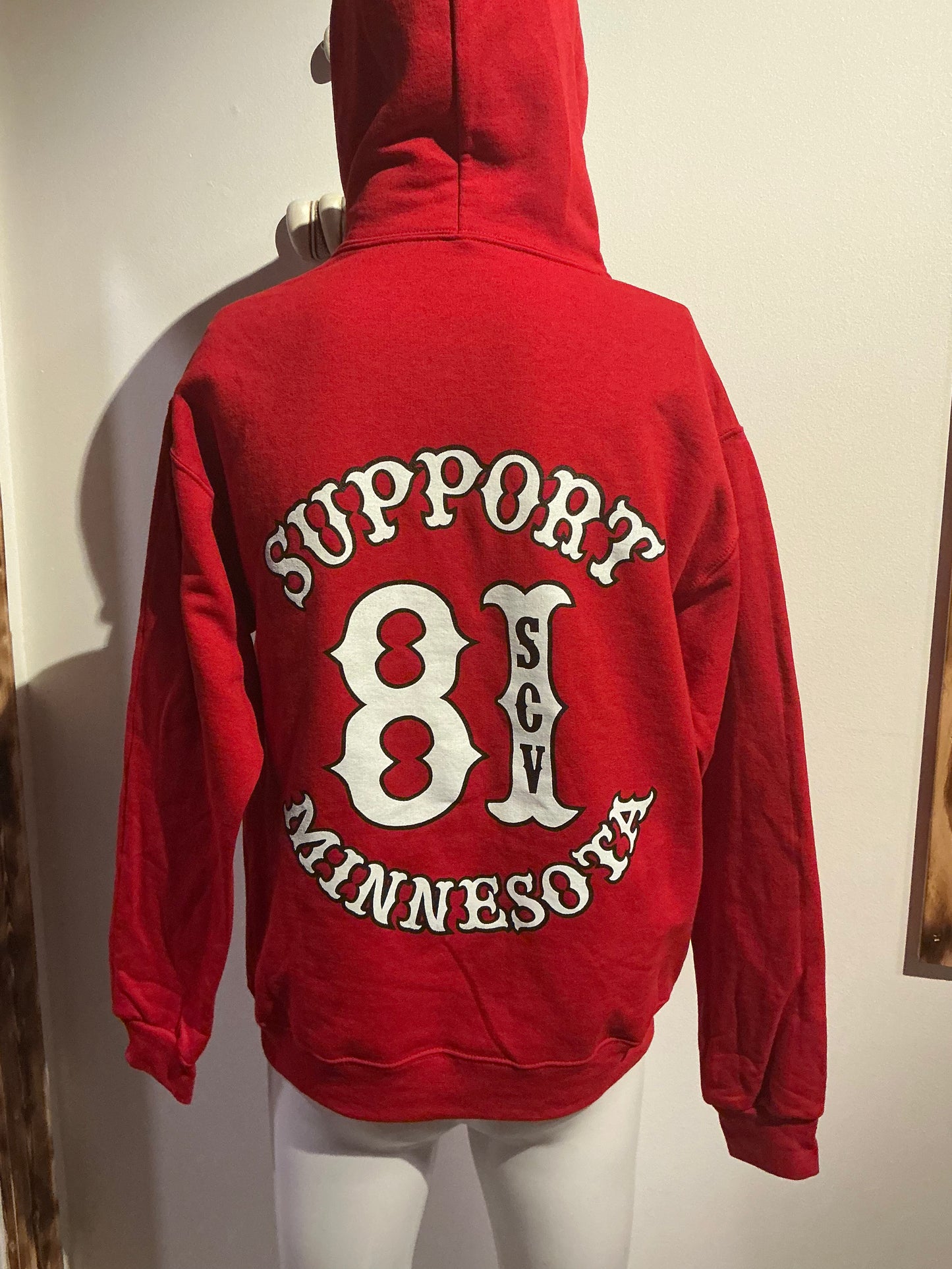 # 71 Red & White Hoodie